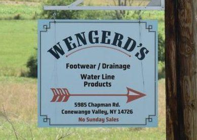 Wengerd Footwear Drainage