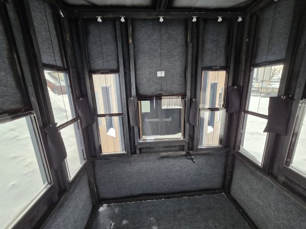 Interior View of Plot Watcher Hunting Blind Millersburg with Windows