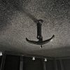 Adjustable Bow Hanger Installed on Hunting Blind Ceiling