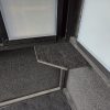 Carpeted Shelf Installation Inside Hunting Blind Millersburg