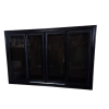 Black Hunting Blind Window Insert with Four Panels